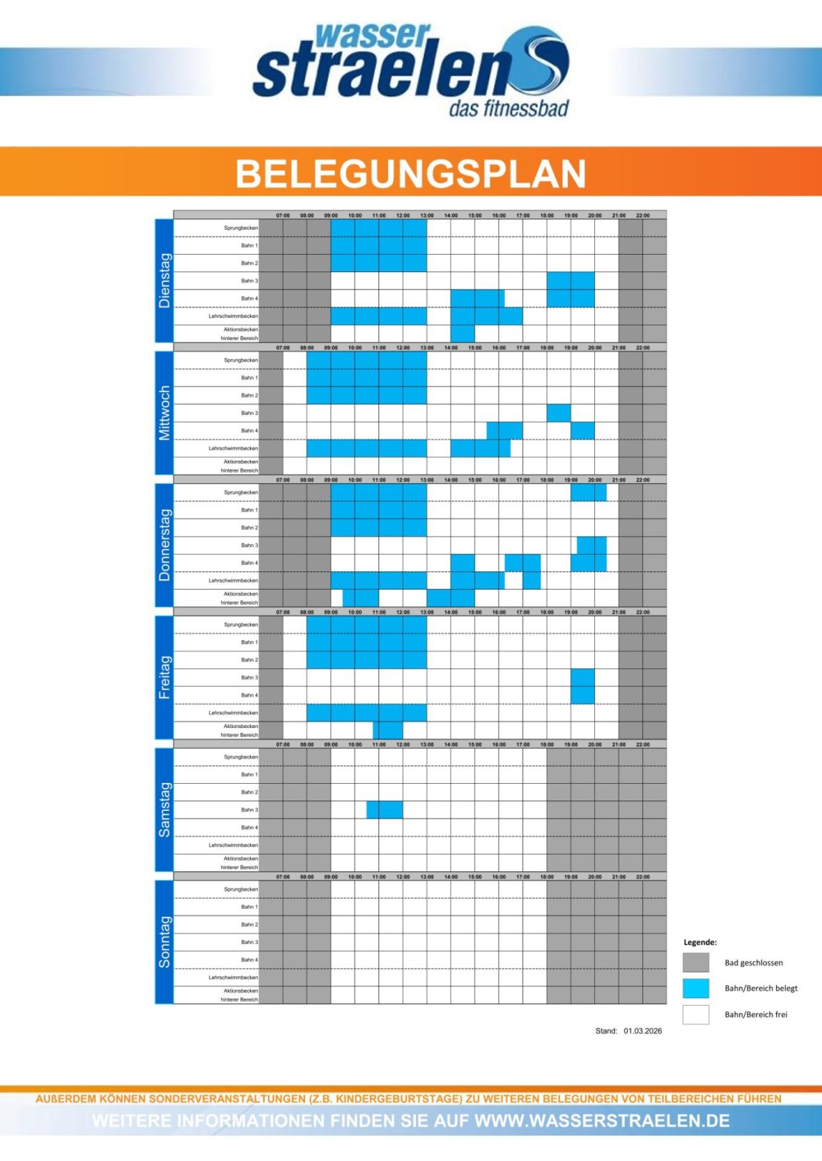 Belegungsplan
