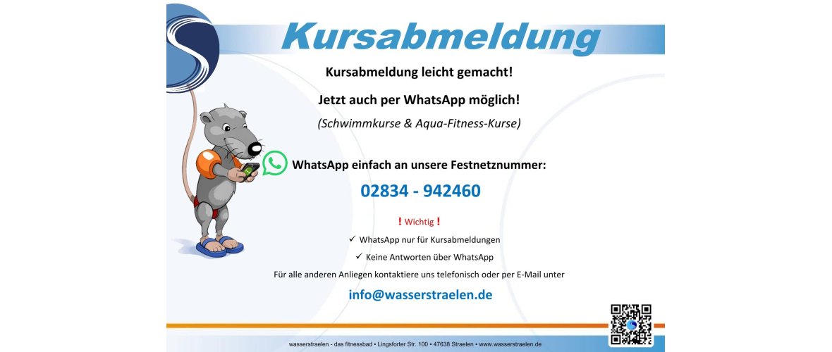 Kursabmeldung
